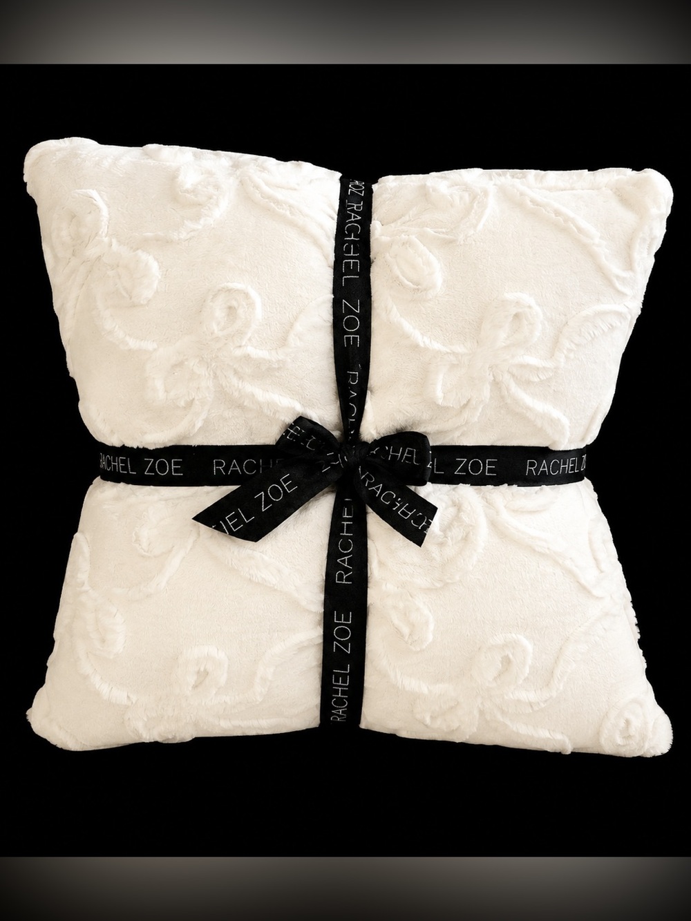 Rachel Zoe pillows -set of two Plush Luxurious Faux Fur Pillows